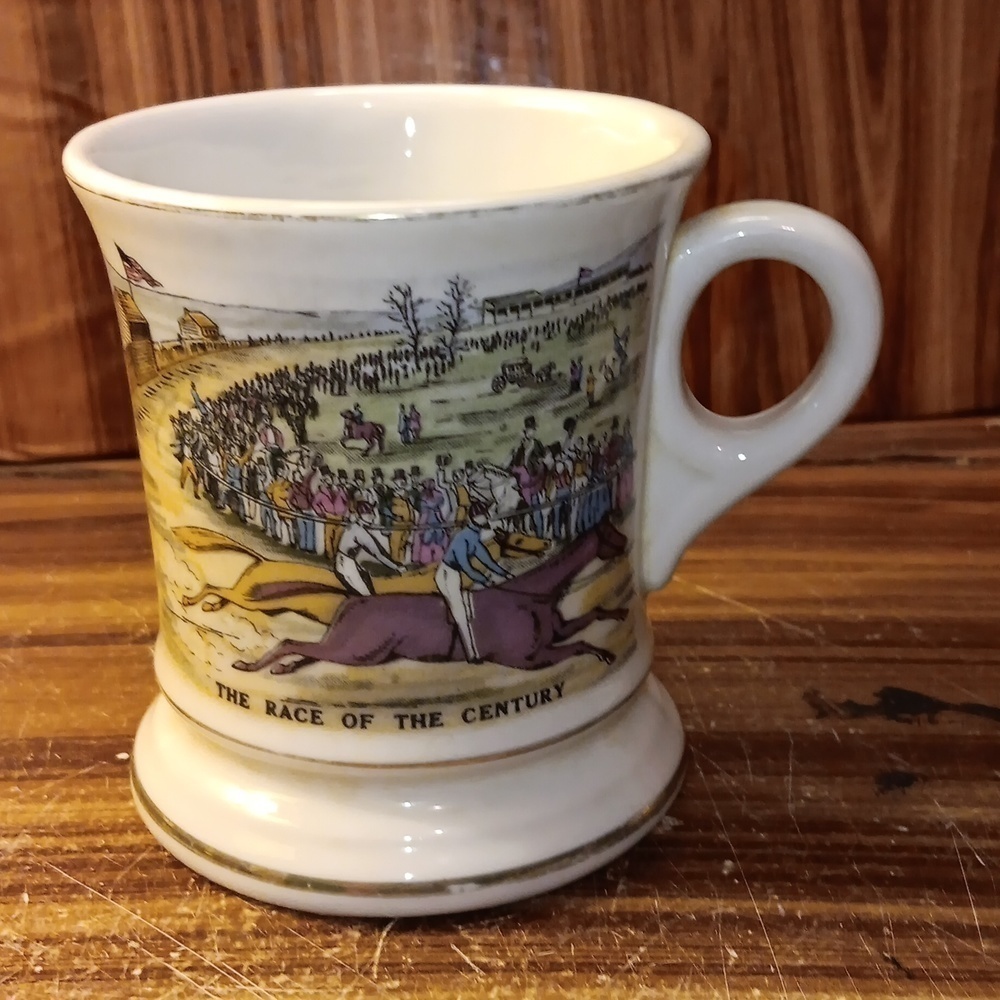 Vintage The Race of the Century coffee ☕️ cup